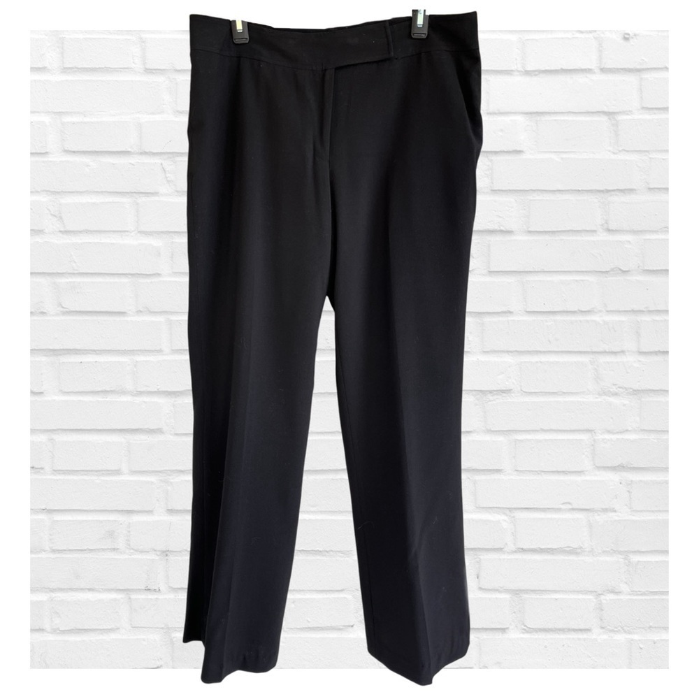 Unbranded Size 12 Black Dress Pants Classic Career Business Casual Professional